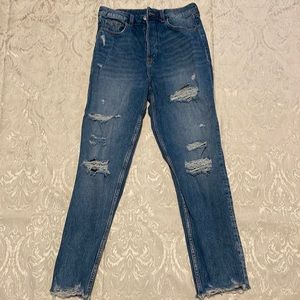 H & M Distressed Jeans